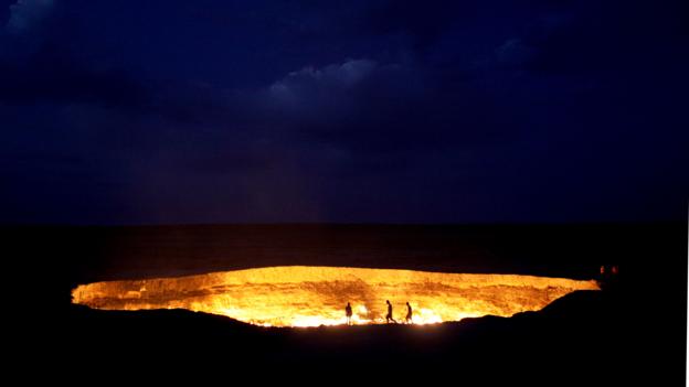 There are doubts that the pit will ever stop burning (Credit: Tim Whitby/Alamy)