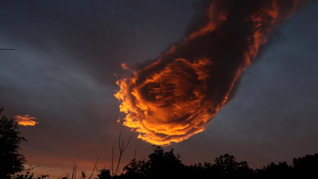 This cloud was observed over the Portuguese island of Madeira 
