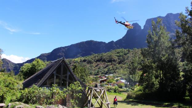 Air travel and hiking are the only options available to those hoping to reach Cirque de Mafate (Credit: Credit: Christopher F Schuetze)