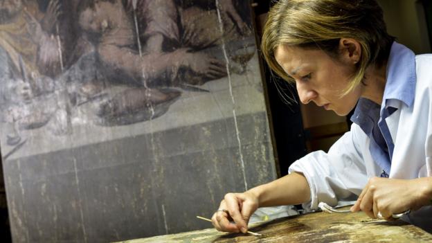 The Opificio delle Pietre Dure restoration laboratories at Fortezza da Basso in Florence The Opificio delle Pietre Dure restoration laboratories at Fortezza da Basso in Florence