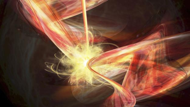 Two branes collide, creating a new universe (Credit: Harald Ritsch/Science Photo Library)