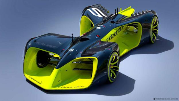 Roborace car formulee 