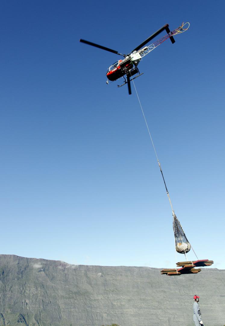 Cirque de Mafate is so remote that supplies must be transported by helicopter (Credit: Credit: Kevin O´Hara/Alamy)