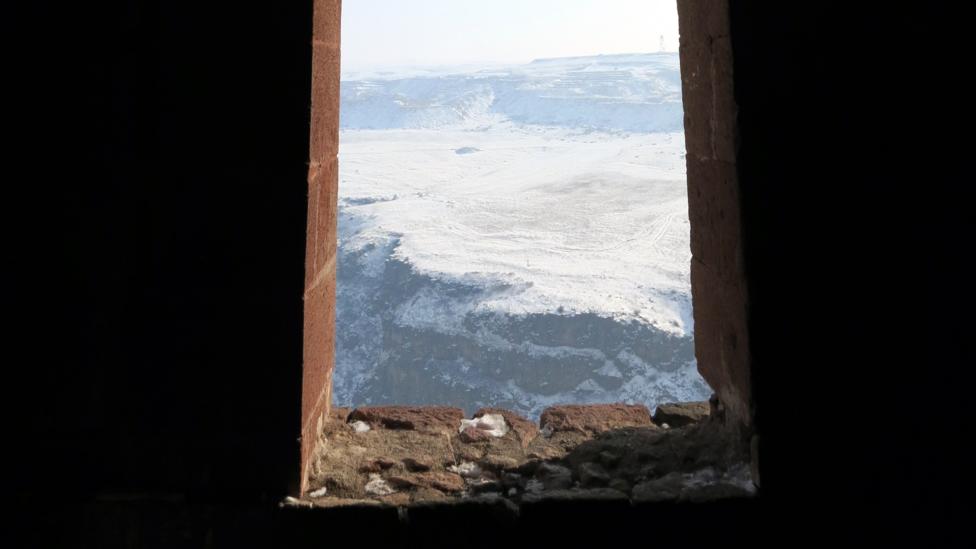 View from Ani's mosque of Manuchihr 