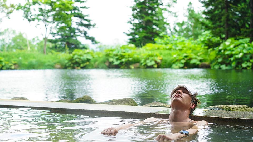 Hot Spring in Hokkaido