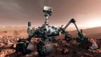 Curiosity rover, artwork (SPL)
