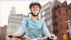 Woman on a bike