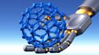 Robot carrying a buckyball (Copyright: SPL)