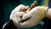 Doctor holds the hand of a patient (Copyright: Getty Images)