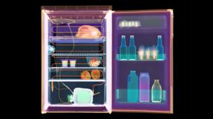 X-ray of fridge (Copyright: SPL)
