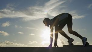 Silhouette of athlete (Copyright: Thinkstock)
