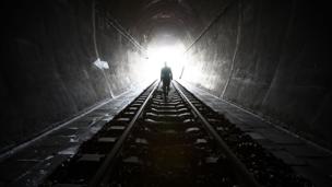 Railway tunnel, China (Copyright: Getty Images)