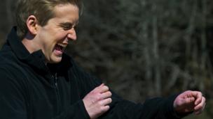 Journalist is hit by the Active Denial System (Copyright: Getty Images)