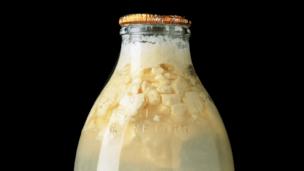 Curdled milk (Copyright: SPL)