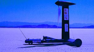 Blackbird wind-powered car (Copyright: Thin Air Designs)