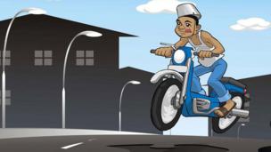 Okada Ride screengrab, Out of Africa Games, by Maliyo