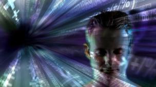 Artwork of man and computer code (Copyright: SPL)