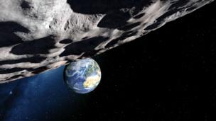 Artist's concept of Apophis (Copyright: SPL)