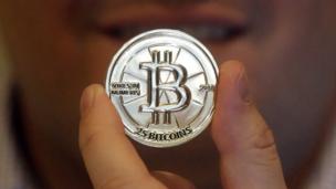 Bitcoin token held by its creator, software engineer Mike Caldwell (Copyright: AP)