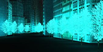 Luminous greenery