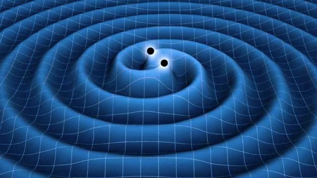 Neutron stars creating gravitational waves