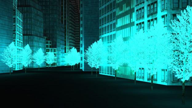 Luminous greenery
