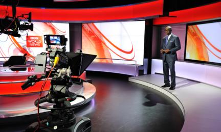 One Minute News studio