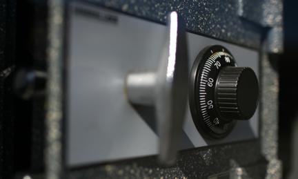 A combination safe.