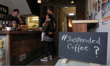 Suspended coffee 
