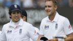 England captain Alastair Cook and paceman Stuart Broad