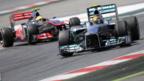 Lewis Hamilton and Sergio Perez