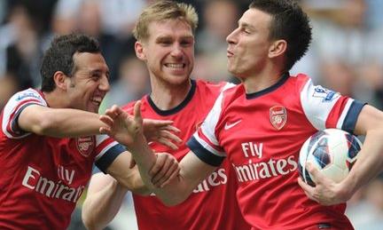 Arsenal celebrate