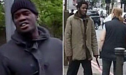 Men pictured after Woolwich attack