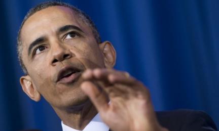 US President Barack Obama speaks about his administration's drone and counterterrorism policies, as well as the military prison at Guantanamo Bay, at the National Defense University in Washington, DC 23 May 2013