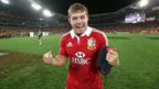 Leigh Halfpenny celebrates after 3rd Test in Sydney