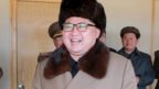 North Korean leader Kim Jong Un smiles as he watches the test of a new type of anti-air guided weapon system in this undated file photo released by North Korea"s Korean Central News Agency (KCNA) on April 2, 2016