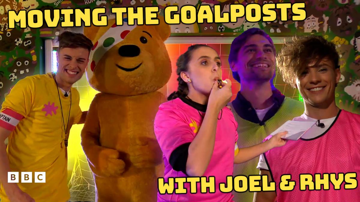 Moving the Goalposts Rhys Lewis Joel Mawhinney CBBC Saturday Mash-up - CBBC