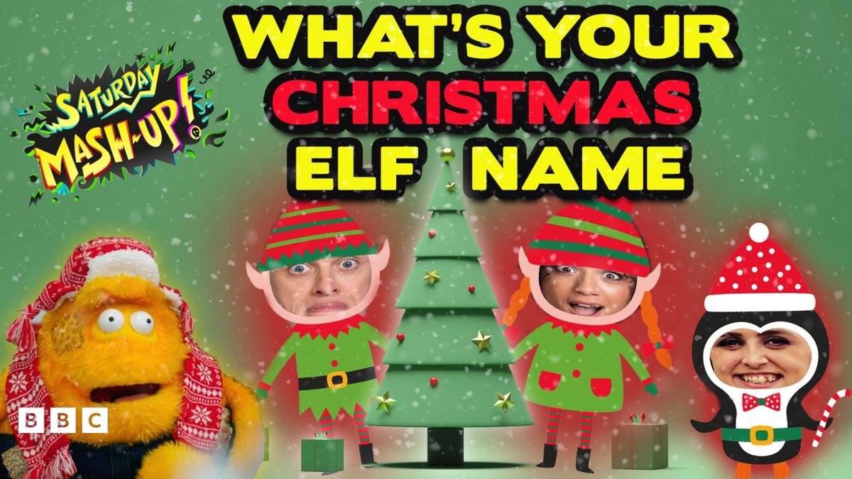 Saturday Mash Up CBBC Christmas Elf Name Generator Joe Tasker stanley ...