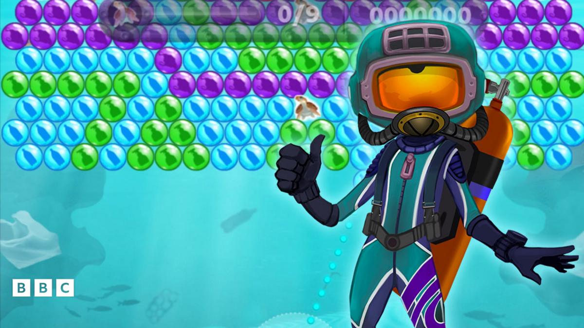 Plastic Planet | Save the oceans | Free bubble pop online game | Match ...