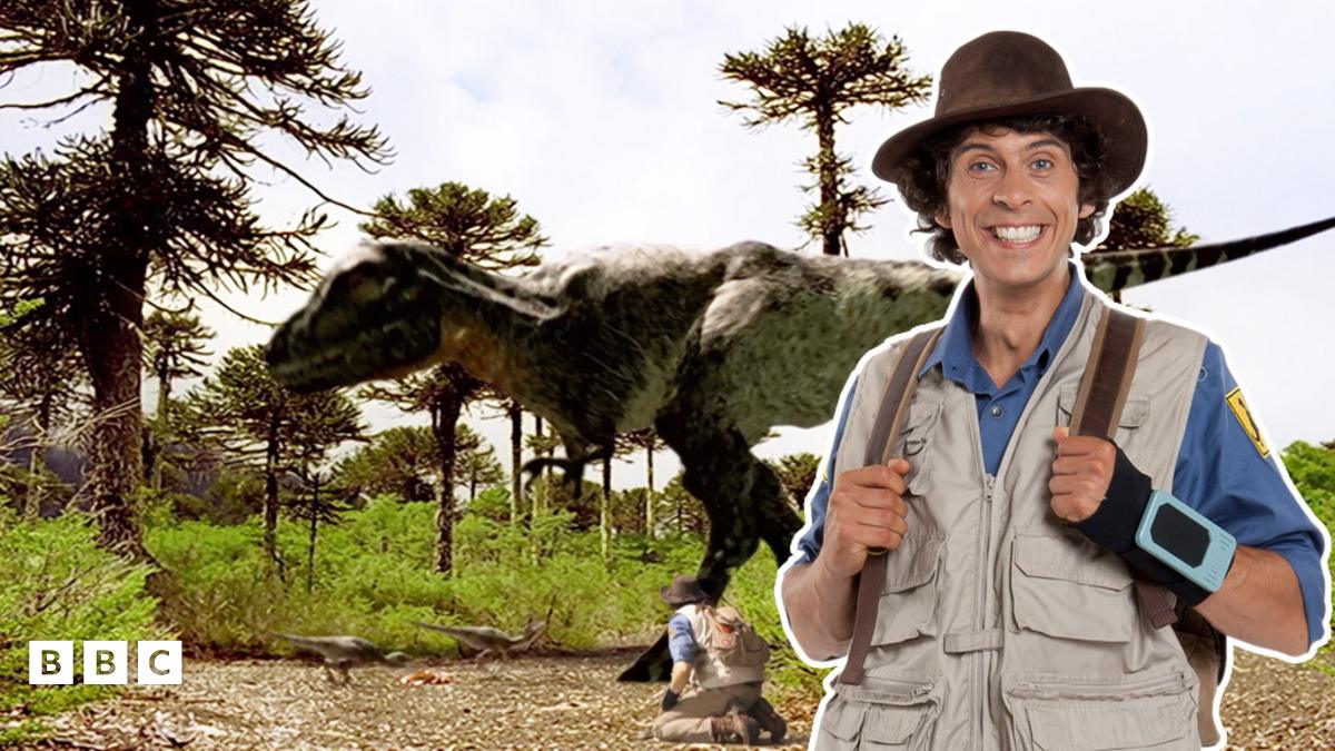 Learn Tyrannosaurus rex facts with Andy's Dinosaur Adventures