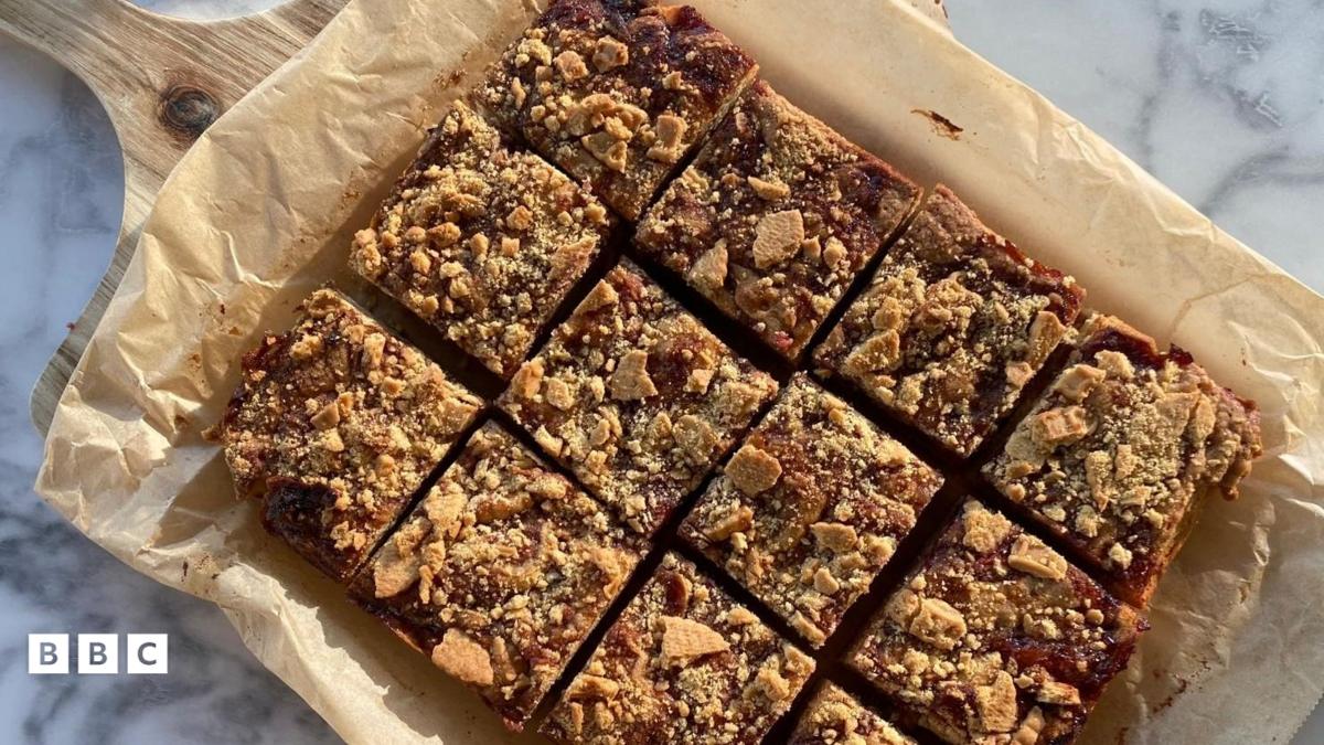 Briony's Jammy Wheel Blondies BBC