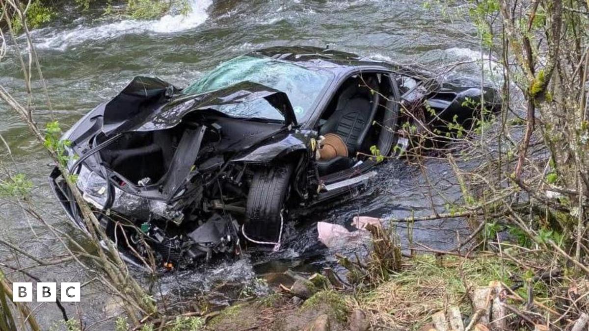 British couple die after Ferrari plunges into river in Spain