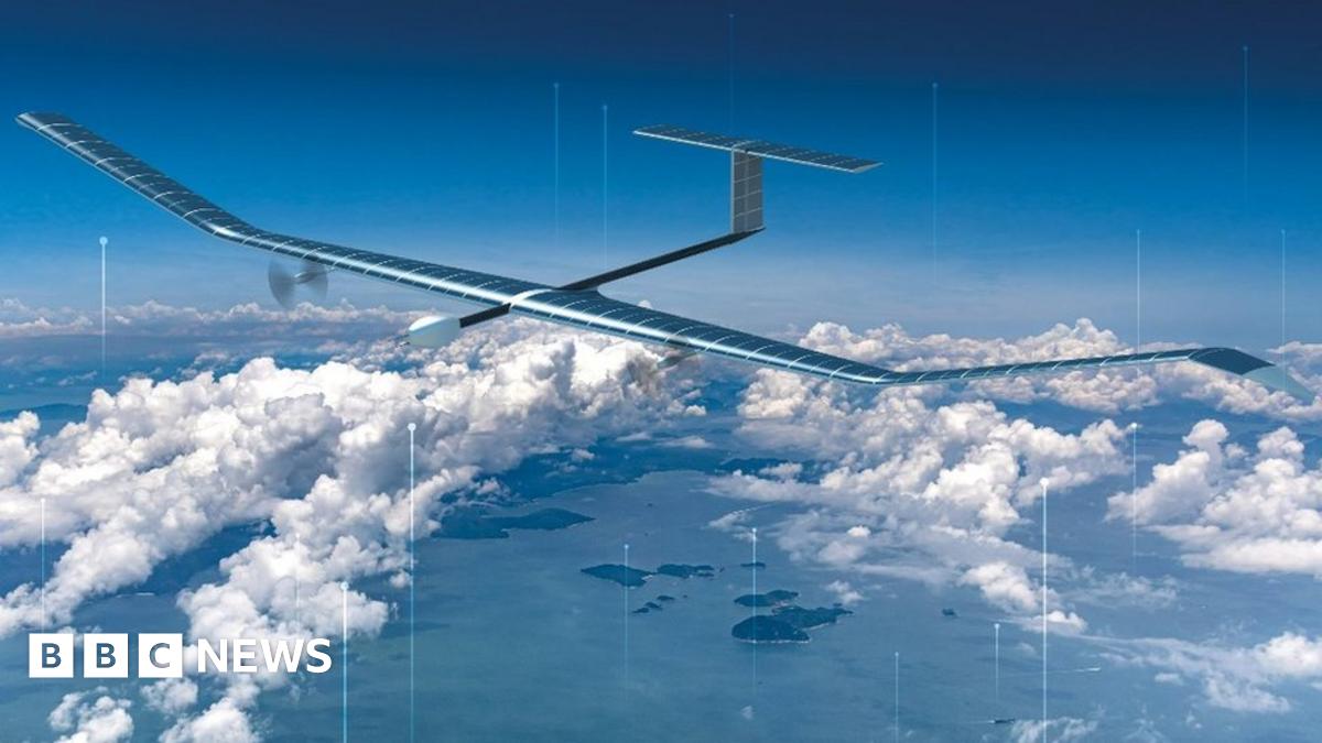 An image of the Zephyr in flight