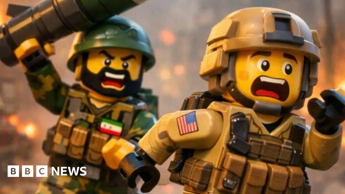 Iran war: We spoke to the man making Lego-style AI videos that experts say are powerful propaganda