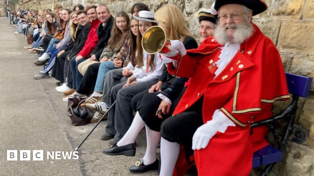 Hundreds Pack Scarborough Station Bench to Mark 200 Years of British Passenger Rail