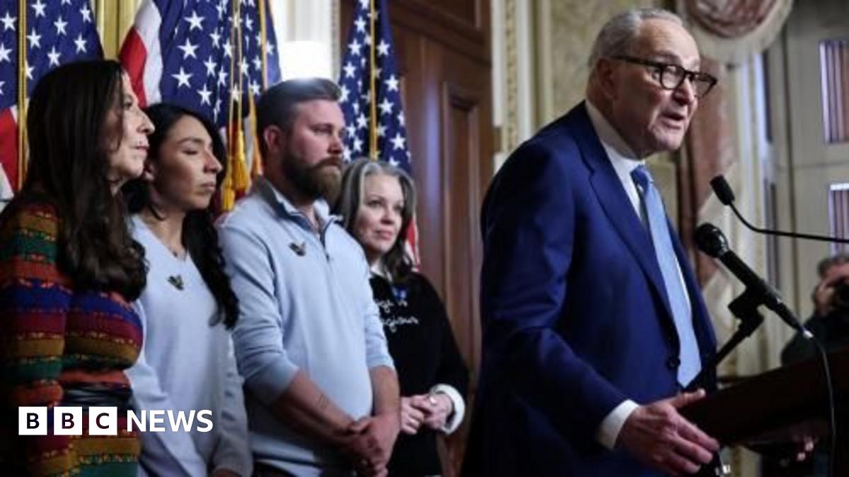 Justice should not expire, Schumer says as he introduces 'Virginia's Law' with Epstein survivors