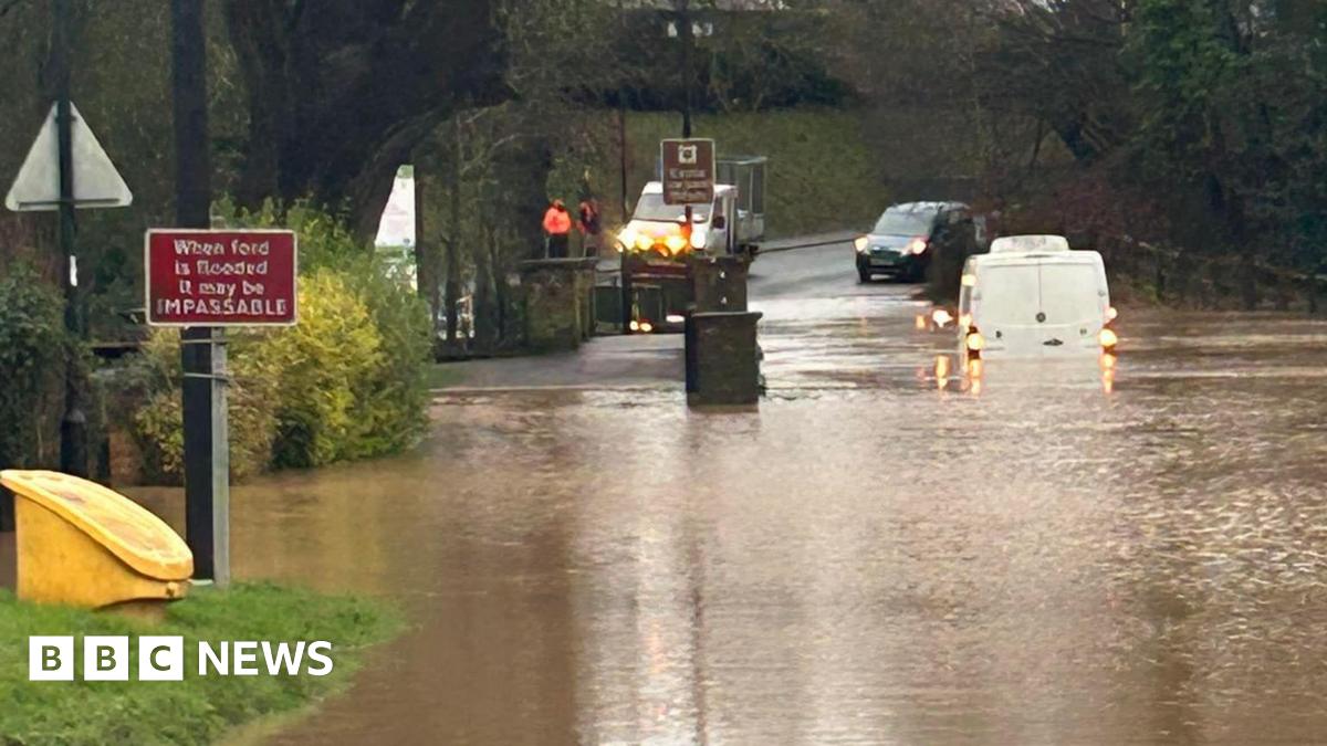 Flooding and travel disruption across West Midlands due to rain