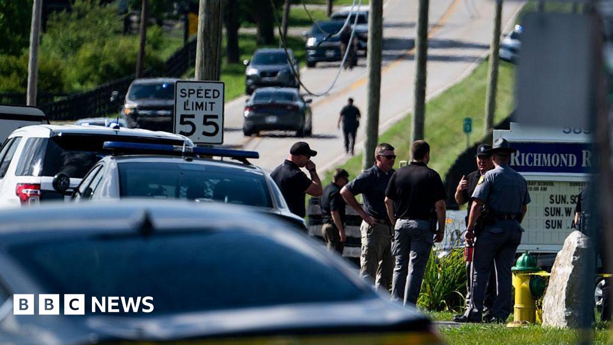 Two women killed at Kentucky church as gunman opens fire after shooting officer