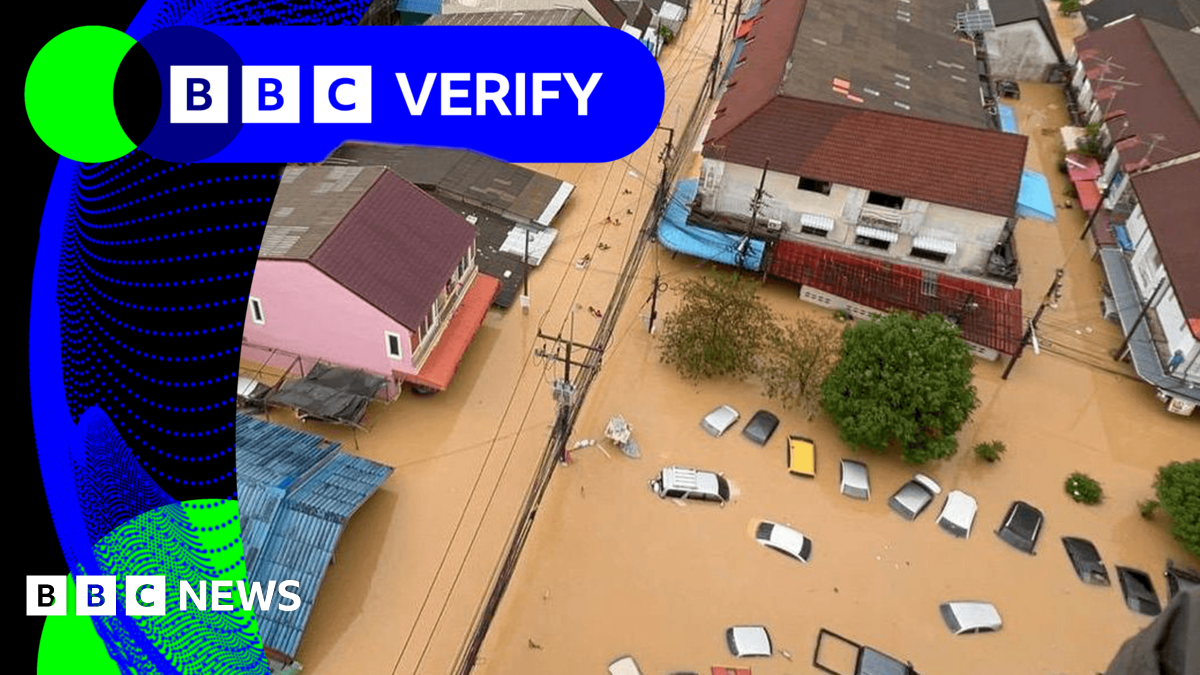 BBC Verify Live: Social media videos show impact of deadly flooding across south-east Asia thumbnail