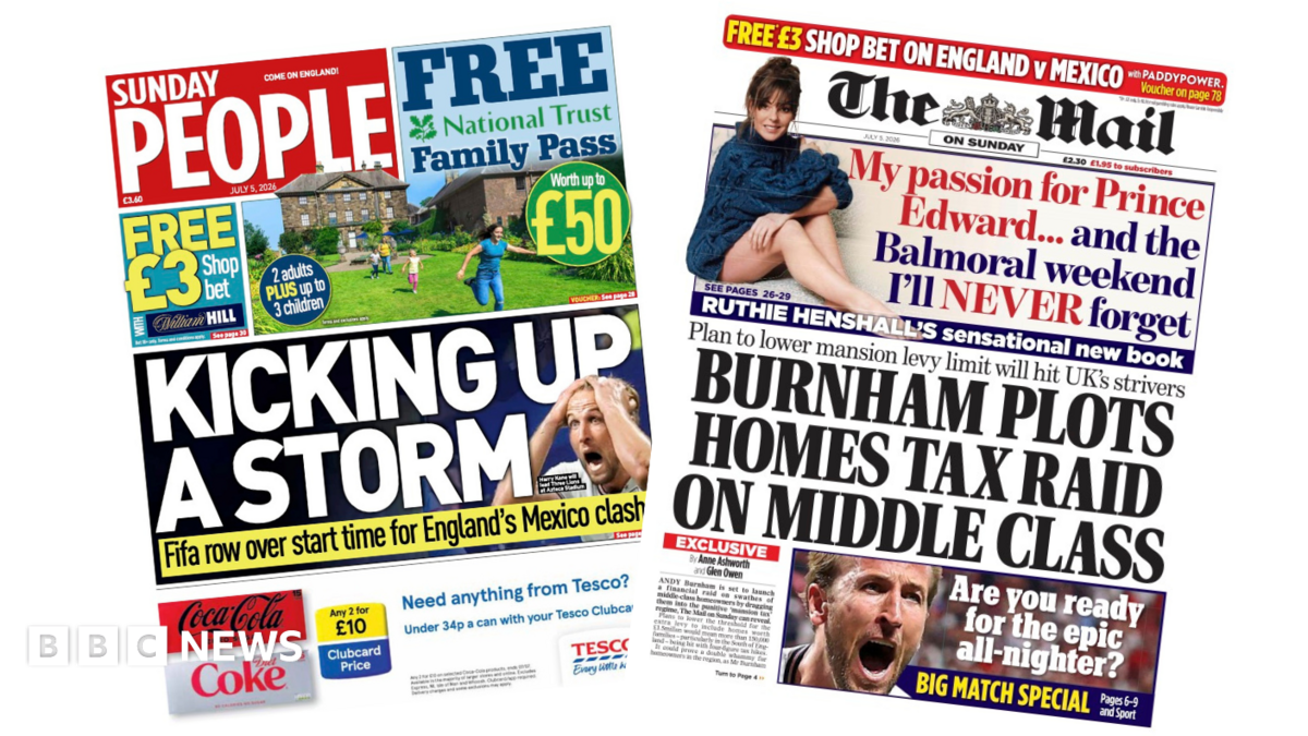 The Papers: 'Kicking up a storm' and 'Burnham plots homes tax raid'